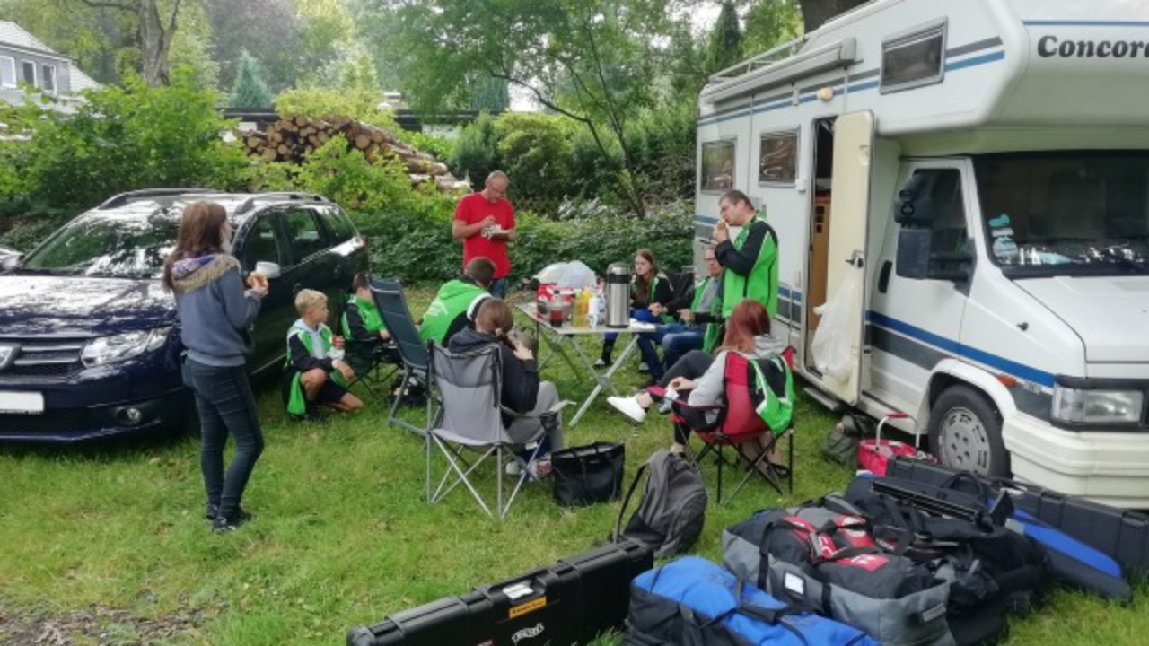 Verpflegung auch – Das Lager