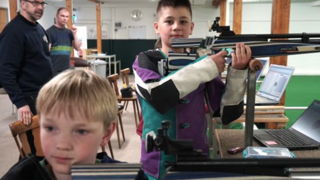 Joris Biehl und Ben Geißenhöhner voller Konzentration